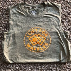 Lift For Waffles Muscle Tee